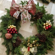 Custom Holiday Wreaths Los Angeles