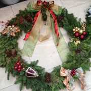 Custom Holiday Wreaths Los Angeles